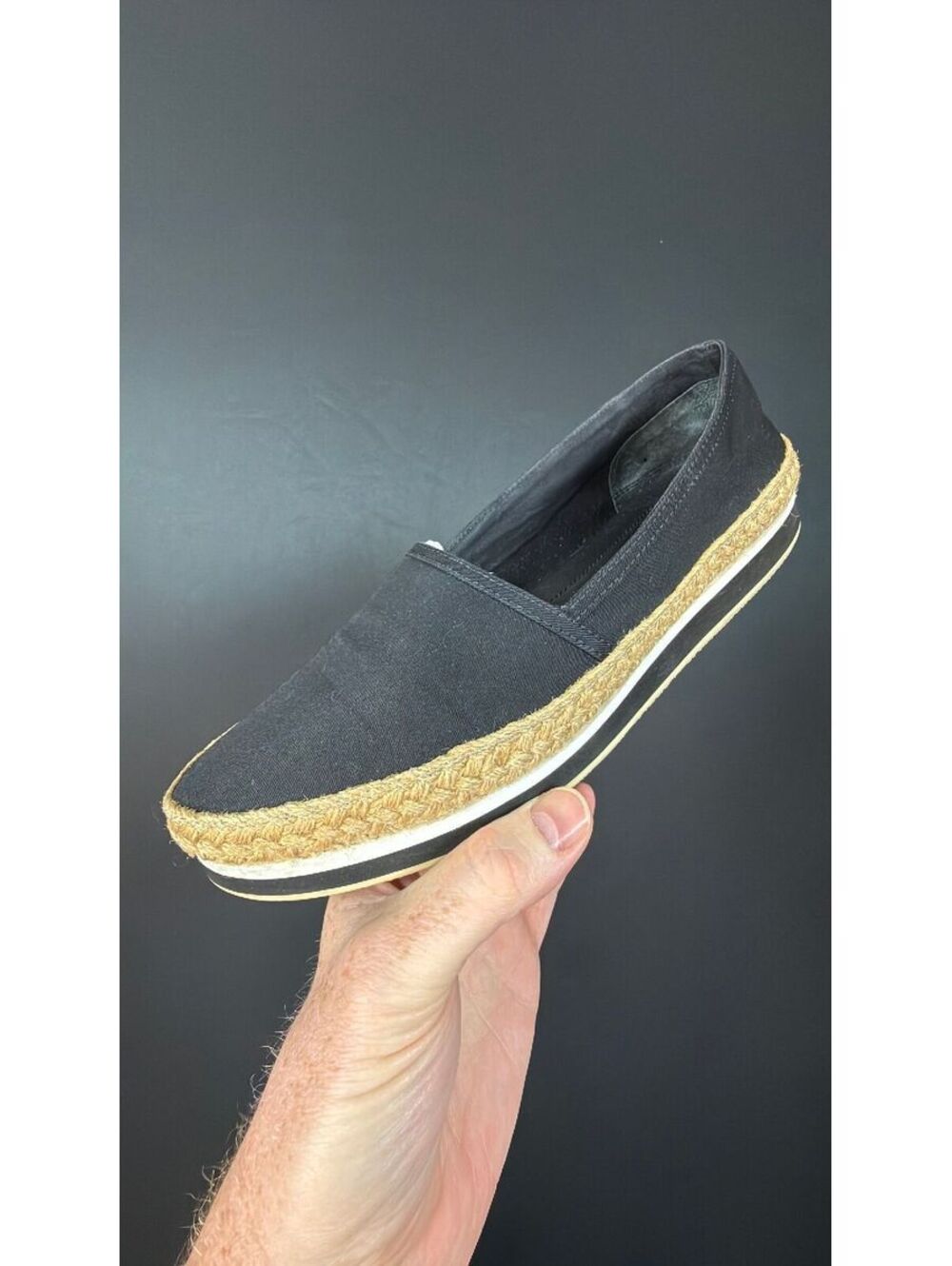 Prada Black Espadrilles Size 39